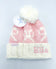 Bows Bobble Hat & Mittens Set