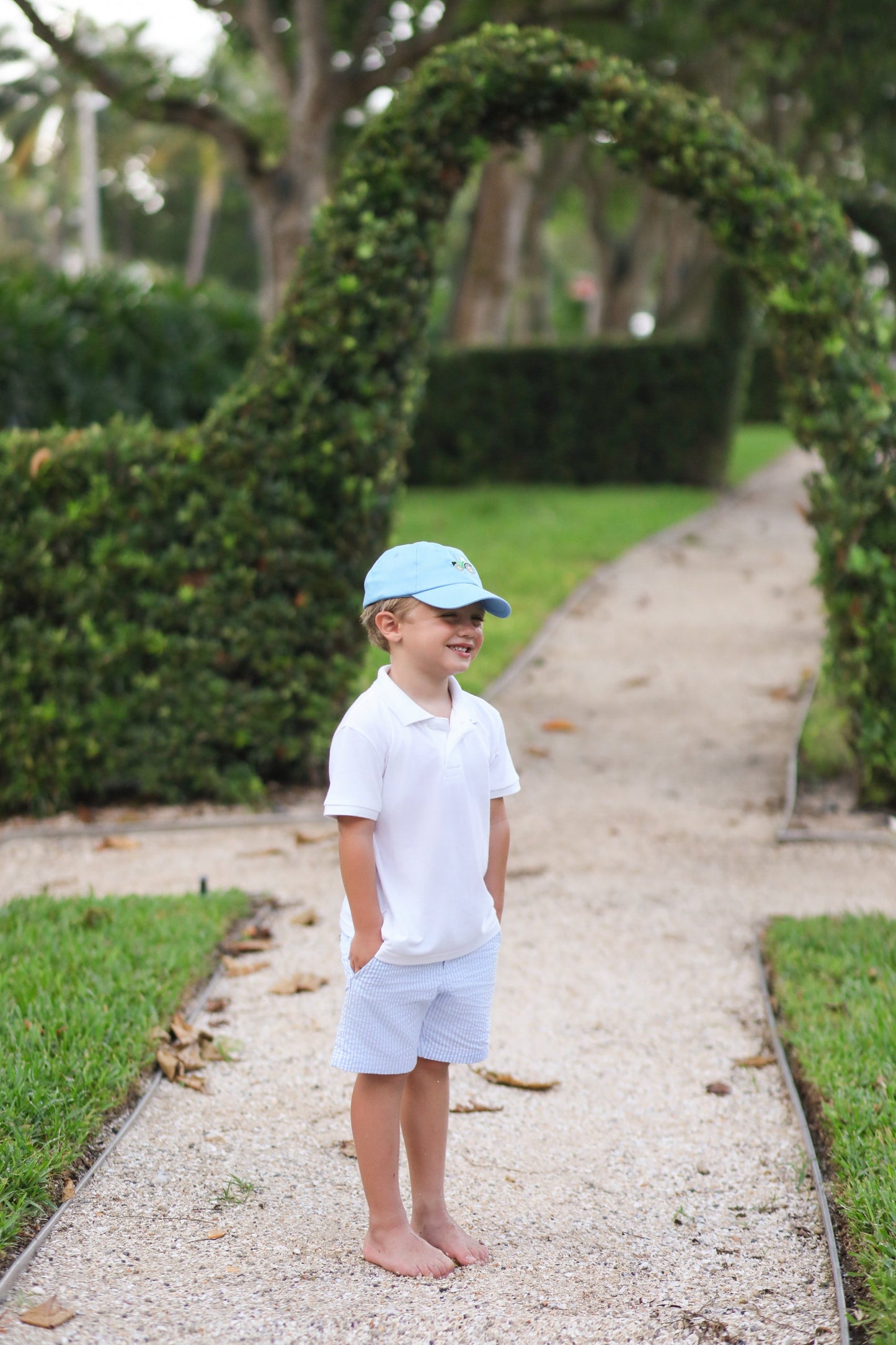 Customizable Tractor Baseball Hat (Boys)