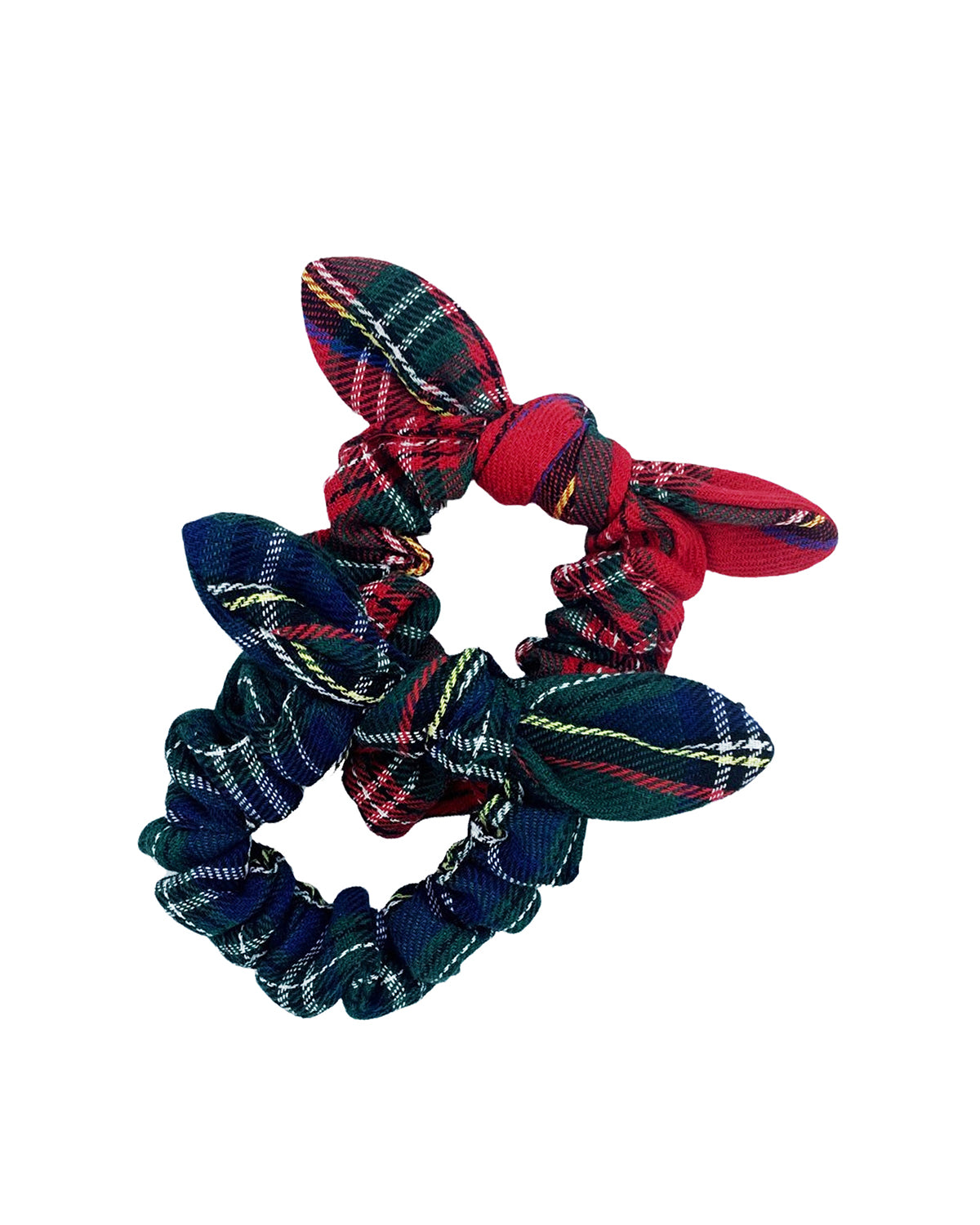 Plaid Bow Scrunchie in Scottie Stewart