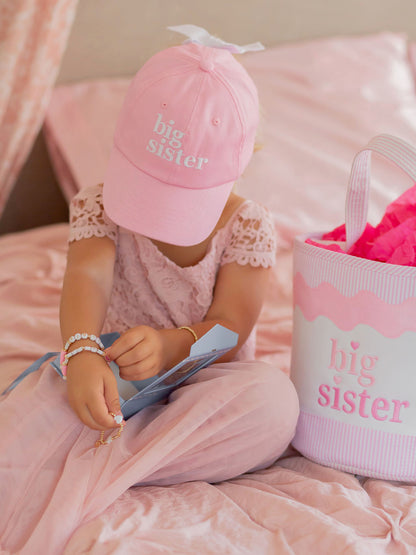 Big Sister Bow Baseball Hat (Baby & Youth)