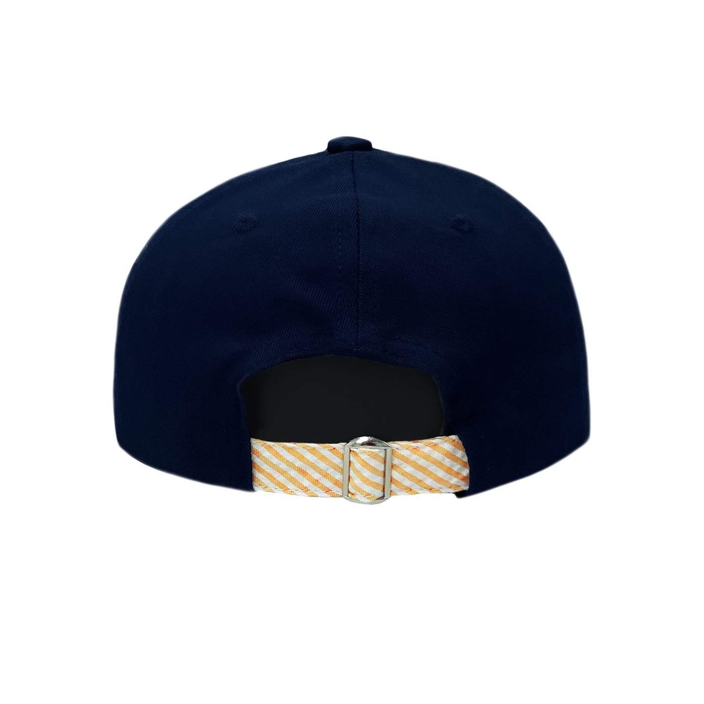 Navy Auburn Tigers baseball hat with seersucker tuck strap