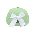 Customizable Bow Baseball Hat in Green (Youth)