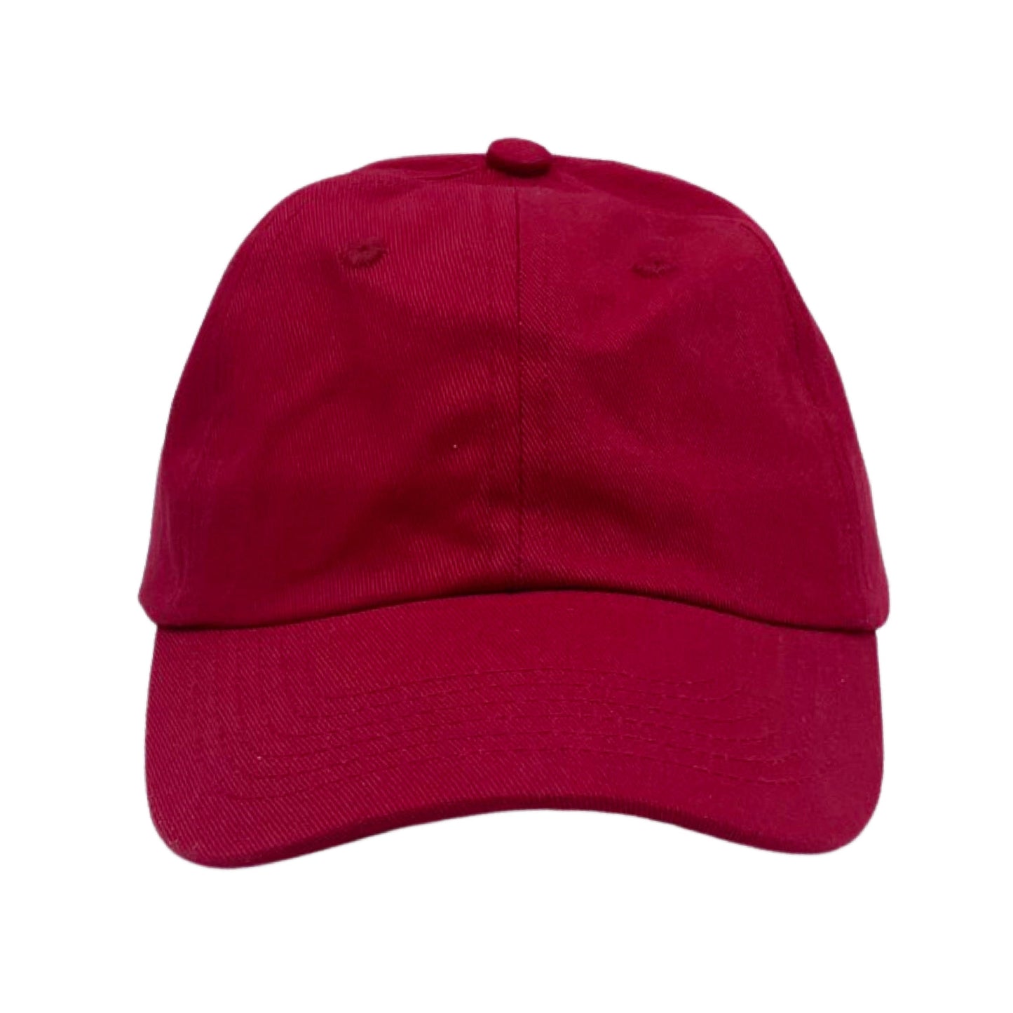 Customizable Baseball Hat in Ruby Red (Adult)