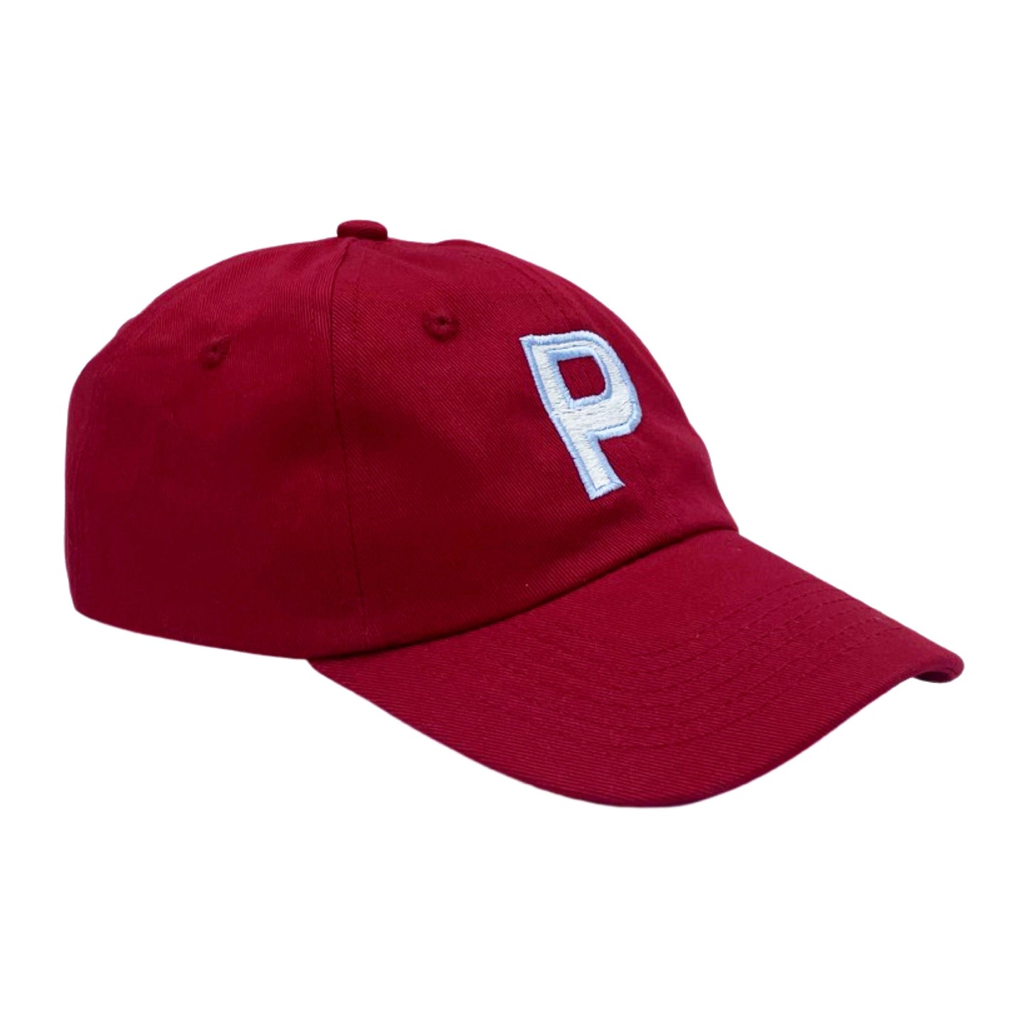 Customizable Baseball Hat in Ruby Red (Adult)