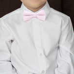 Seersucker Bow Tie, Pink