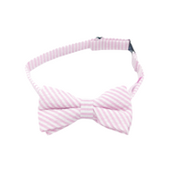 Seersucker Bow Tie, Pink