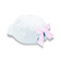 Customizable Bow Baseball Hat in White with Pink Bow (Baby/Toddler, Youth)