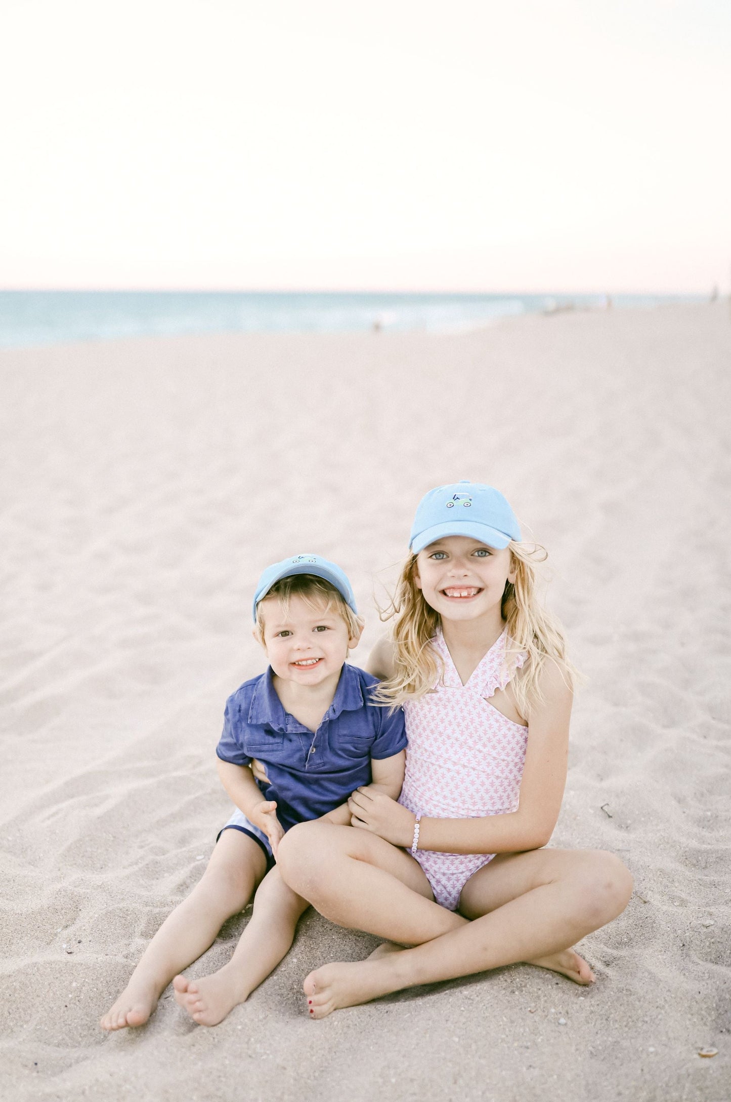 Customizable Golf Cart Bow Baseball Hat (Girls)