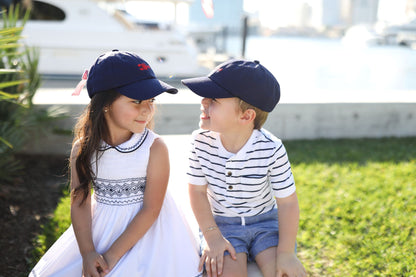 Customizable Lobster Bow Baseball Hat (Girls)