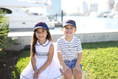 Customizable Lobster Bow Baseball Hat (Girls)