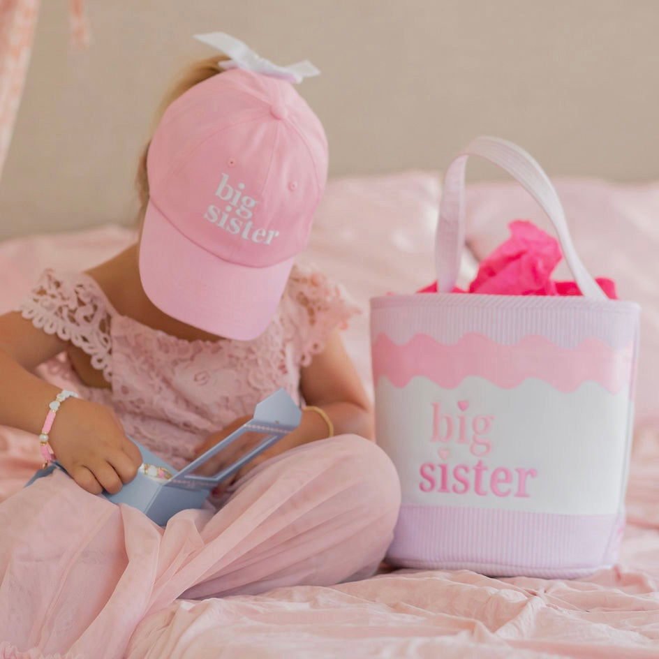 Big Sister Bow Baseball Hat (Baby & Youth)