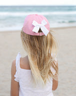 Customizable Big Sister Bow Baseball Hat (Baby/Toddler, Youth)