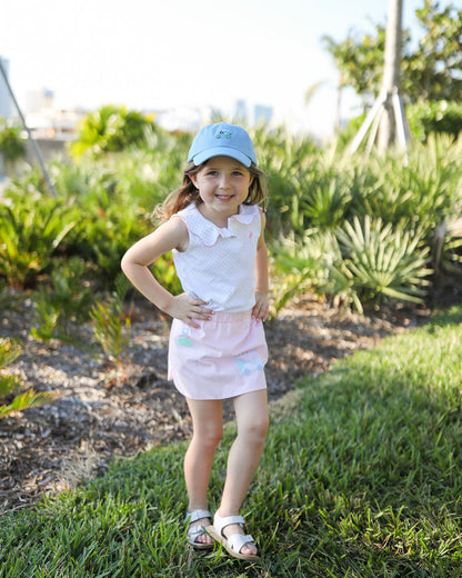 Customizable Golf Cart Bow Baseball Hat (Girls)