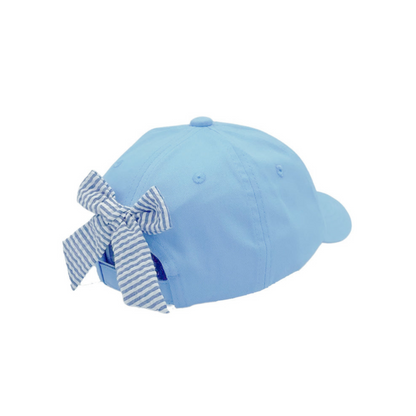 Customizable Golf Cart Bow Baseball Hat (Girls)