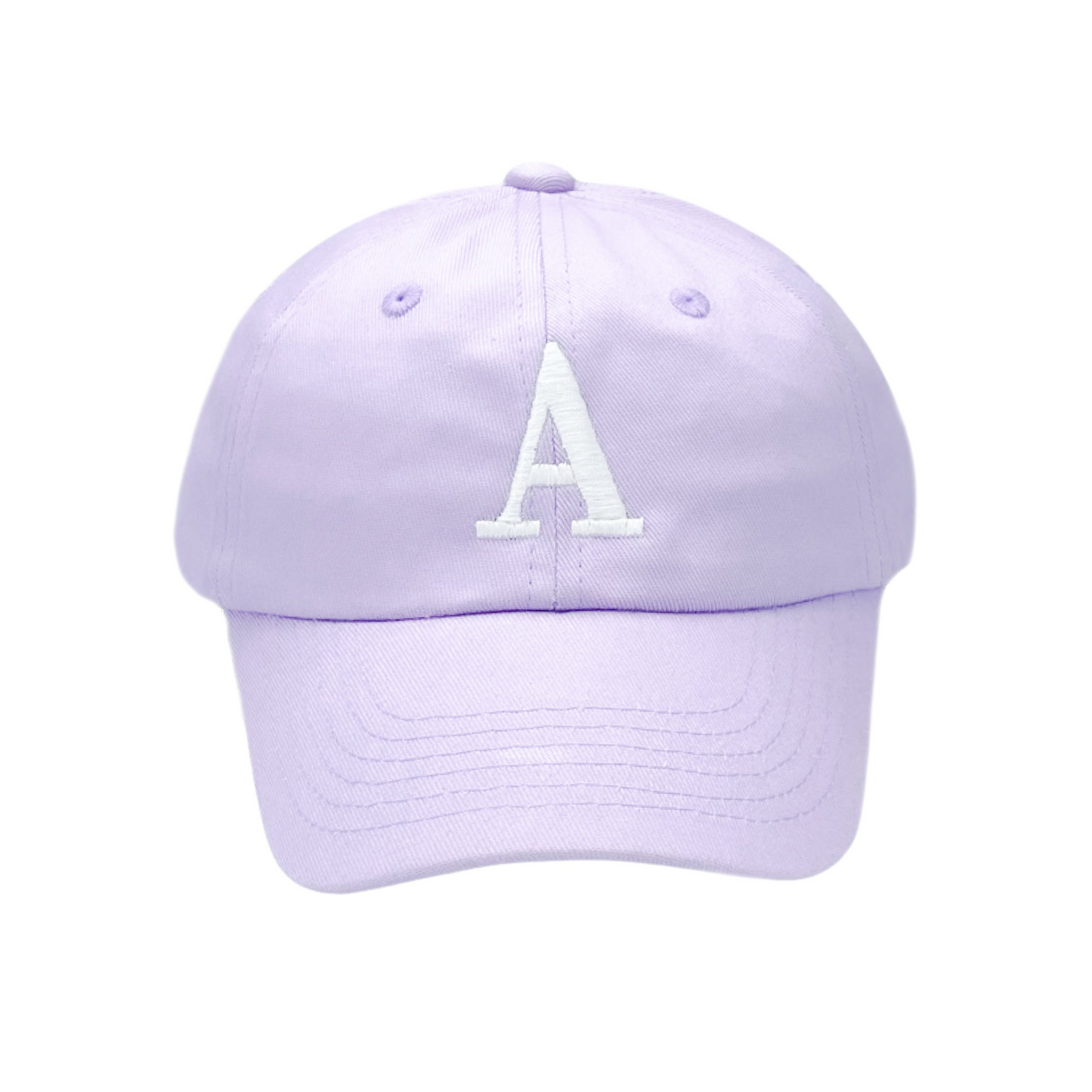 Customizable Bow Baseball Hat in Lilly Lavender (Girls)