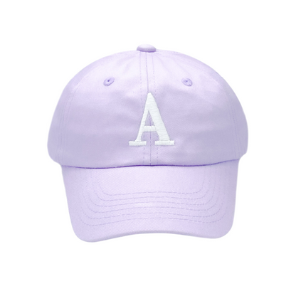 Customizable Bow Baseball Hat in Lilly Lavender (Girls)