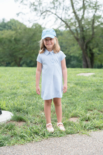 Customizable Golf Cart Bow Baseball Hat (Girls)