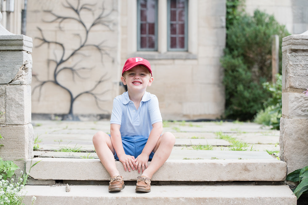 Customizable Baseball Hat in Ruby Red (Boys)