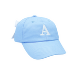 Customizable Bow Baseball Hat in Birdie Blue (Youth)