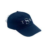 Customizable Bow Baseball Hat in Nellie Navy (Youth)