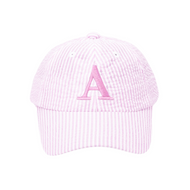 Customizable Baseball Hat in Pink Seersucker (Baby/Toddler)