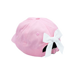 Customizable Bow Baseball Hat in Pink (Baby/Toddler, Youth, Junior)