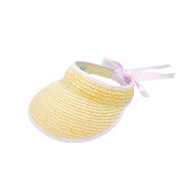 Sconset Straw Bow Visor (Girls)