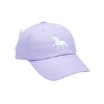 Customizable Rainbow Unicorn Bow Baseball Hat (Youth)