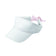 Customizable White Visor, Pink Bow (Youth/Junior)