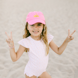 Customizable Princess Crown Bow Baseball Hat (Youth)