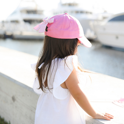 Customizable Princess Crown Bow Baseball Hat (Girls)