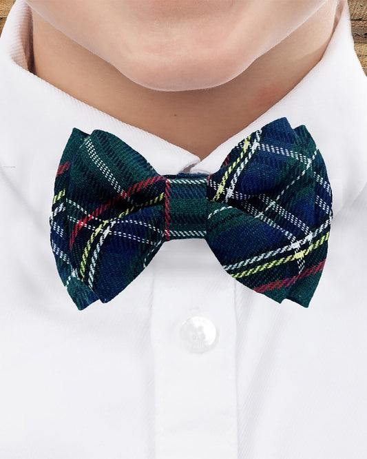 Plaid Bow Tie in Tilly Tartan