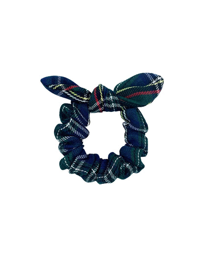 Plaid Bow Scrunchie in Tilly Tartan