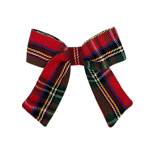 Plaid Hair Bow in Scottie Stewart