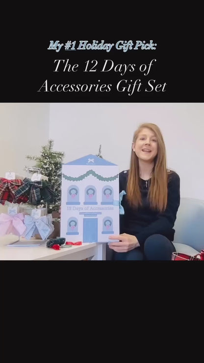 12 Days of Accessories Gift Box Set of Bows and Bracelets